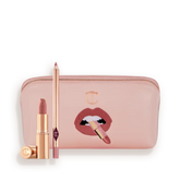 PILLOW TALK LIP KIT & MAKEUP BAG ICONIC MAKEUP KIT