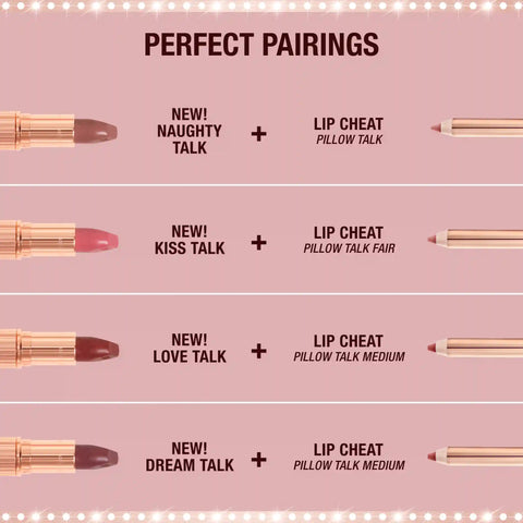 PILLOW TALK LOVE EFFECT LIPSTICK K.I.S.S.I.N.G - NAUGHTY TALK