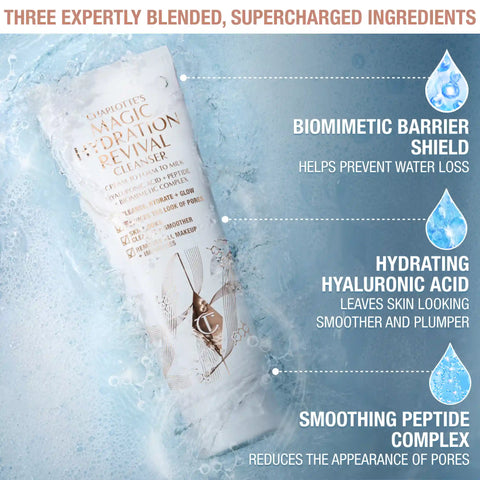 CHARLOTTE’S MAGIC CLEANSE, TONE & GLOW SET SKINCARE KIT