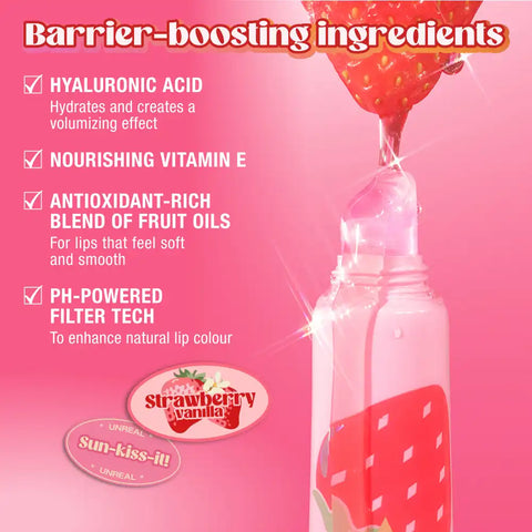 UNREAL LIPS HEALTHY GLOW NECTAR OIL JUICYLICIOUS COCONUT WATER