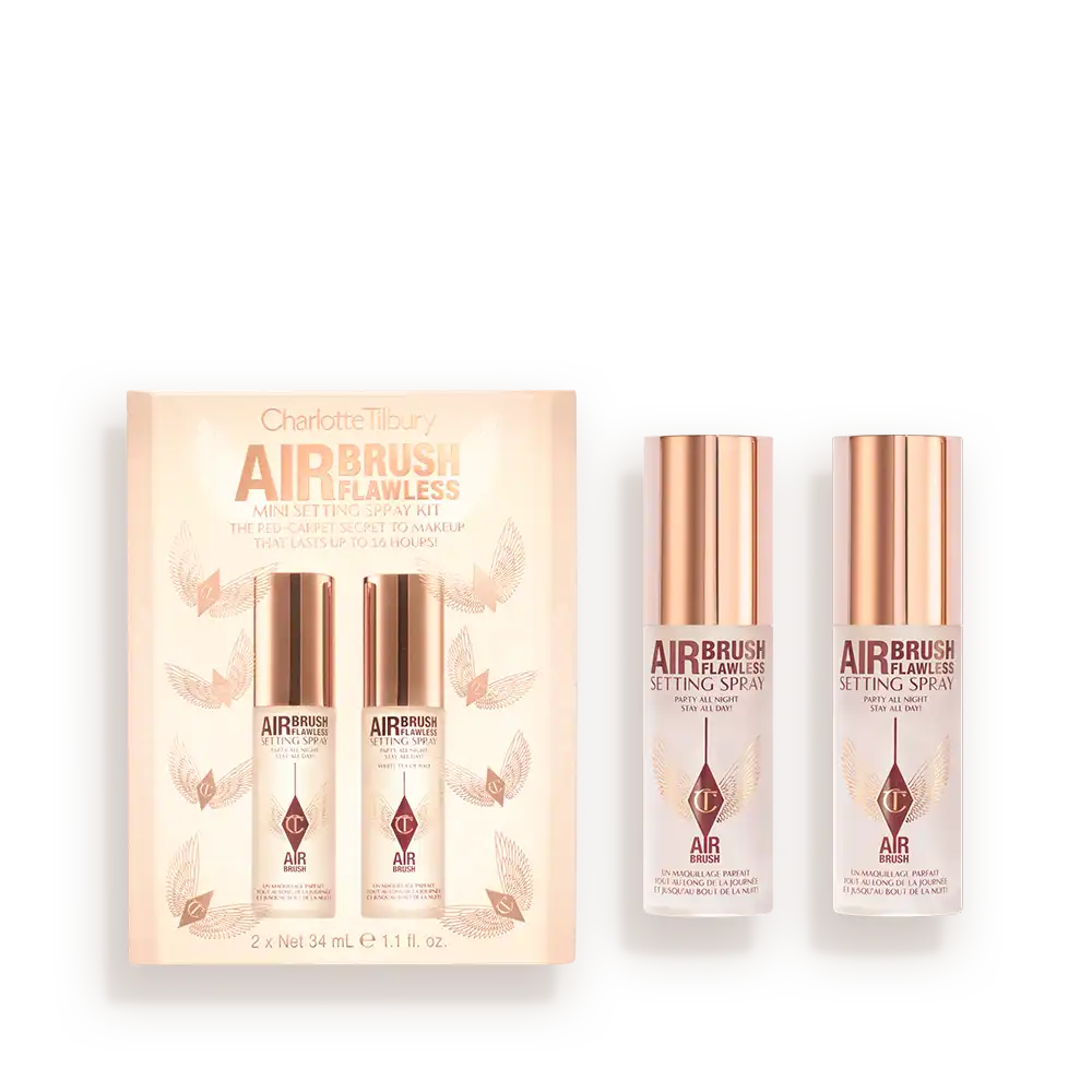 AIRBRUSH FLAWLESS MINI SETTING SPRAY KIT TRAVEL SIZE FACE KIT