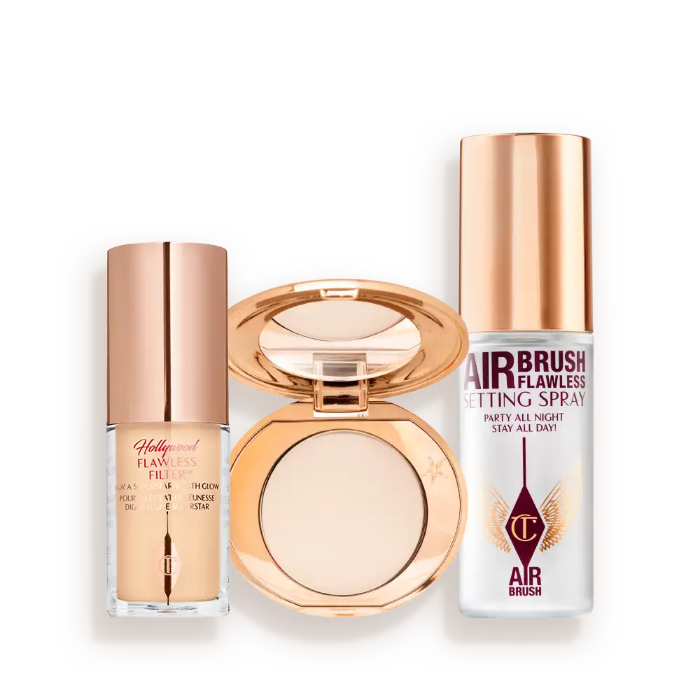 AIRBRUSH GLOW & SET TRAVEL KIT FACE KIT