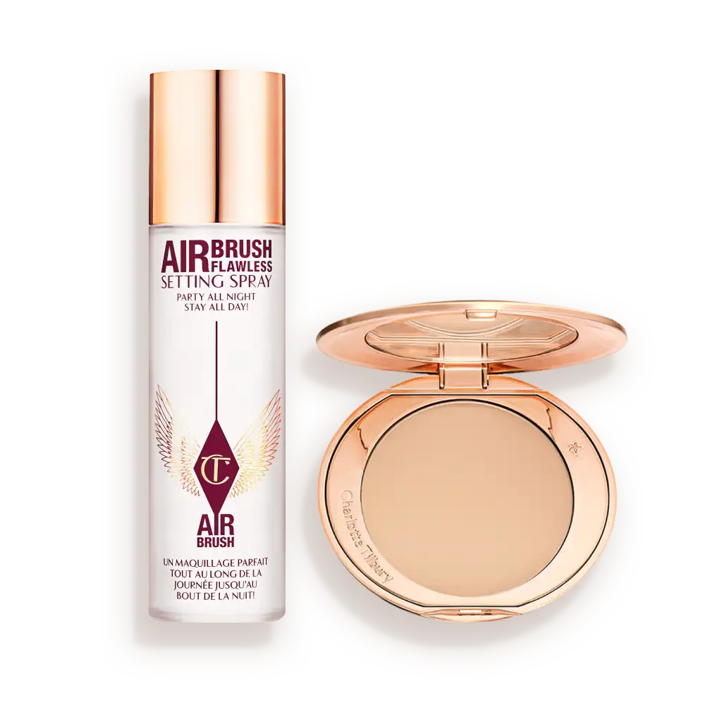 AIRBRUSH FLAWLESS FINISH & SET DUO Complexion Kit