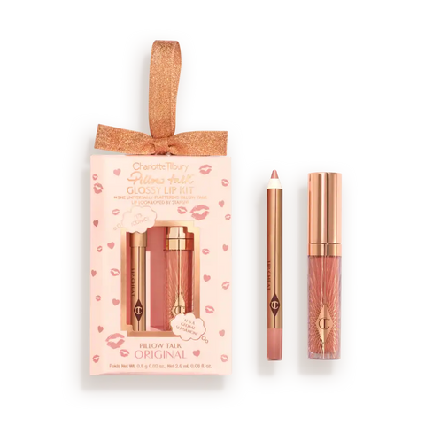 PILLOW TALK MINI GLOSSY LIPS DUO PILLOW TALK FAIR