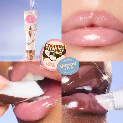 UNREAL LIPS HEALTHY GLOW NECTAR OIL JUICYLICIOUS COCONUT WATER