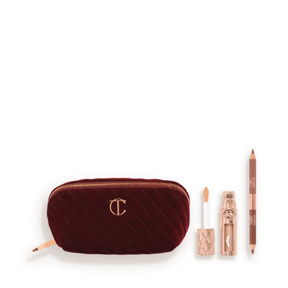 MAKEUP BAG OF LIP SCULPTING SECRETS LIP KIT & MAKEUP BAG
