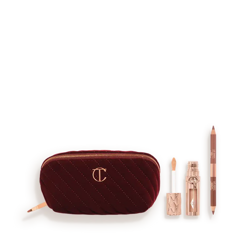 MAKEUP BAG OF LIP SCULPTING SECRETS LIP KIT & MAKEUP BAG