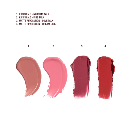 PILLOW TALK LOVE EFFECT LIPSTICK K.I.S.S.I.N.G - NAUGHTY TALK