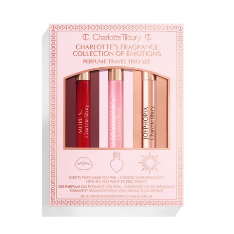 FRAGRANCE COLLECTION OF EMOTIONS PERFUME TRAVEL TRIO SET LIMITED EDITION FRAGRANCE KIT