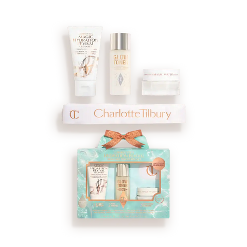 CHARLOTTE’S HYDRATION REVIVAL SKINCARE DISCOVERY SET TRAVEL SIZE SKINCARE KIT