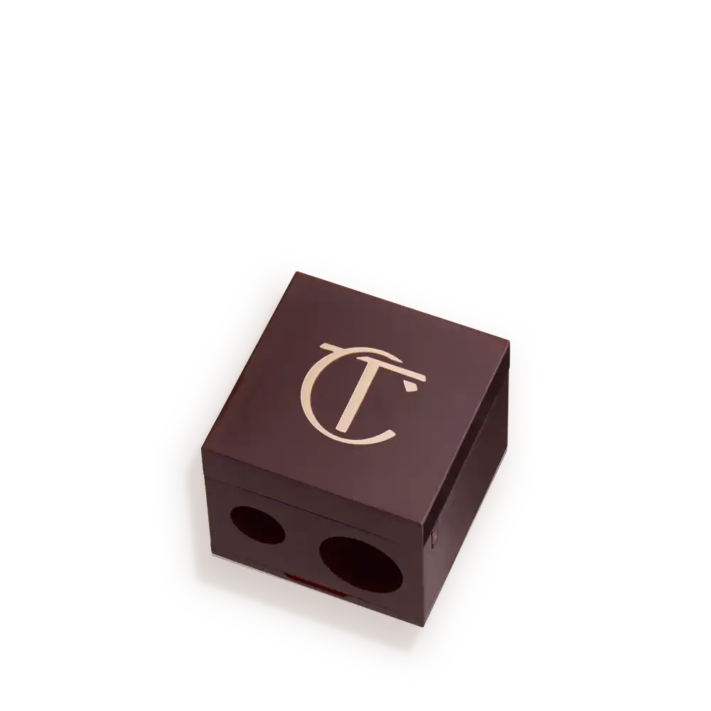 PENCIL SHARPENER ROSE GOLD & NIGHT CRIMSON