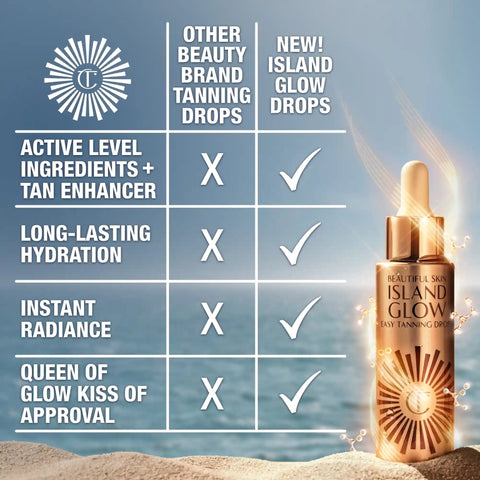BEAUTIFUL SKIN ISLAND GLOW EASY TANNING DROPS FAIR TO MEDIUM