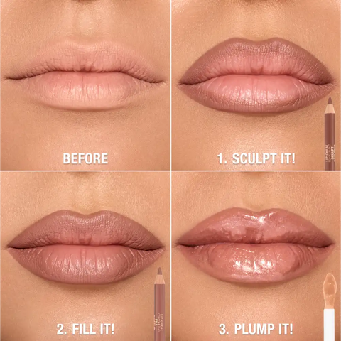SUPER NUDES SCULPT, FILL & PLUMP LIP KIT LIP KIT