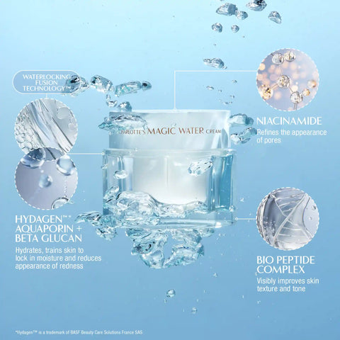 CHARLOTTE'S MAGIC WATER CREAM 15 ML TRAVEL SIZE MOISTURISER