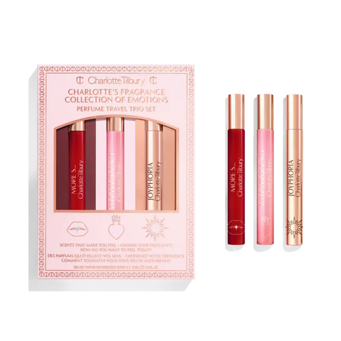 FRAGRANCE COLLECTION OF EMOTIONS PERFUME TRAVEL TRIO SET LIMITED EDITION FRAGRANCE KIT