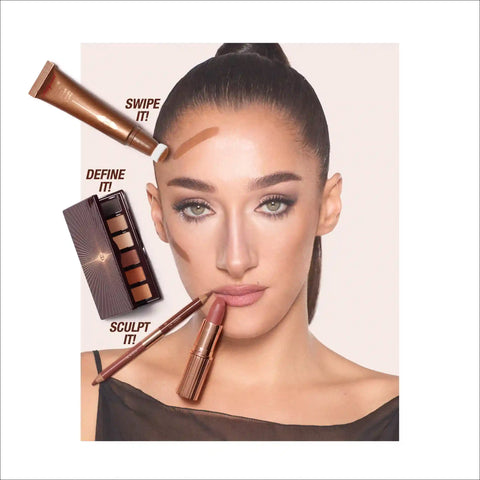 SUPER NUDES SCULPT & SHAPE PRECISION CONTOUR KIT CHEEK KIT