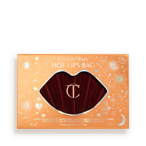 HOT LIPS BAG MAKEUP BAG & LIP KIT