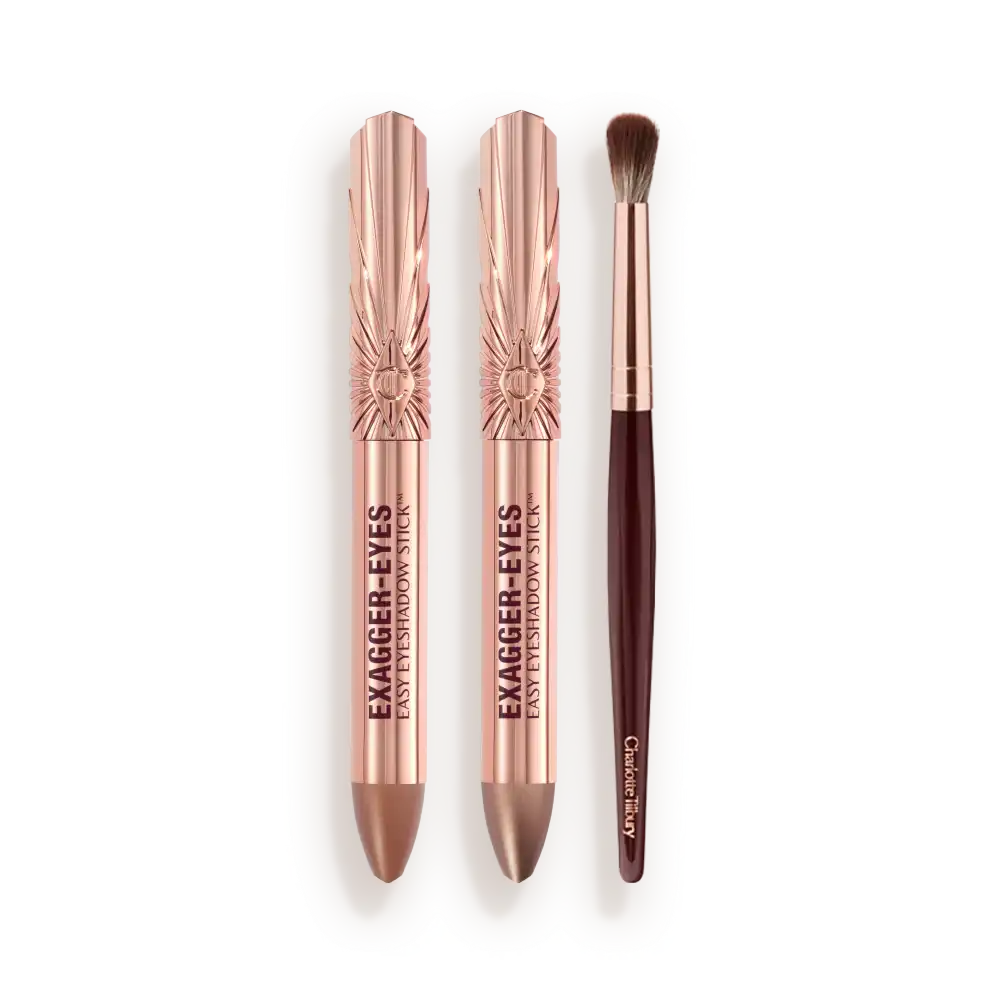 Exagger-Eyes Easy Eyeshadow Stick & Blender Brush Kit Eye Kit
