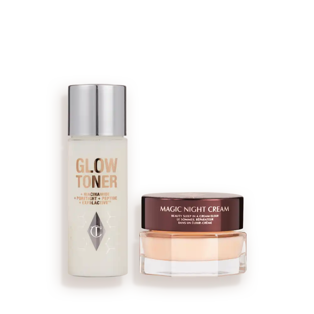 CHARLOTTE’S NIGHT-TIME GLOWING SKIN DUO SKINCARE KIT