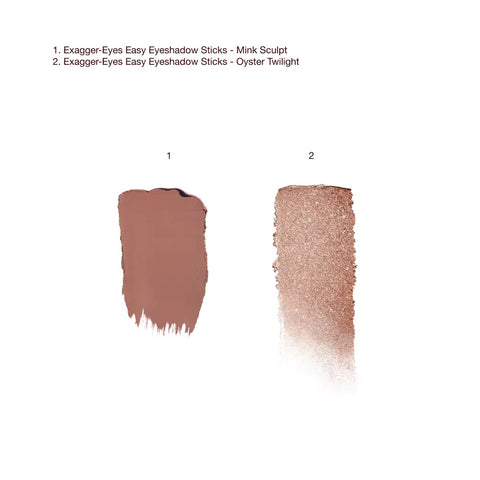 Exagger-Eyes Easy Eyeshadow Stick & Blender Brush Kit Eye Kit