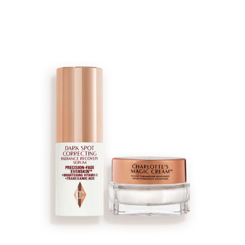 MINI DARK SPOT SERUM + CHARLOTTE’S MAGIC CREAM DUO SKINCARE KIT