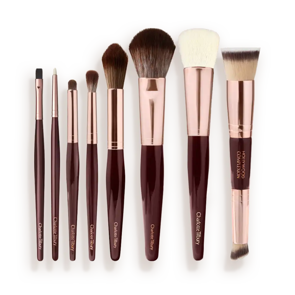 THE COMPLETE BRUSH SET ROSE GOLD & NIGHT CRIMSON