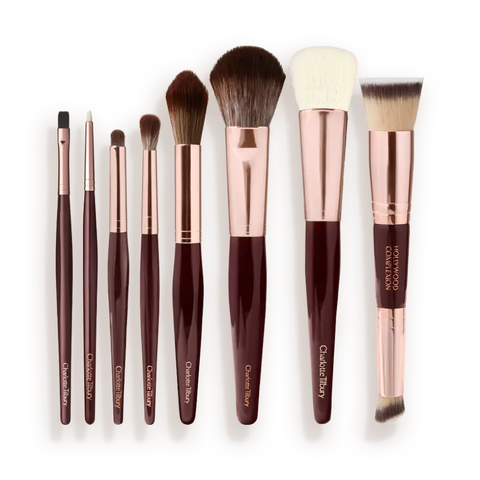 THE COMPLETE BRUSH SET ROSE GOLD & NIGHT CRIMSON