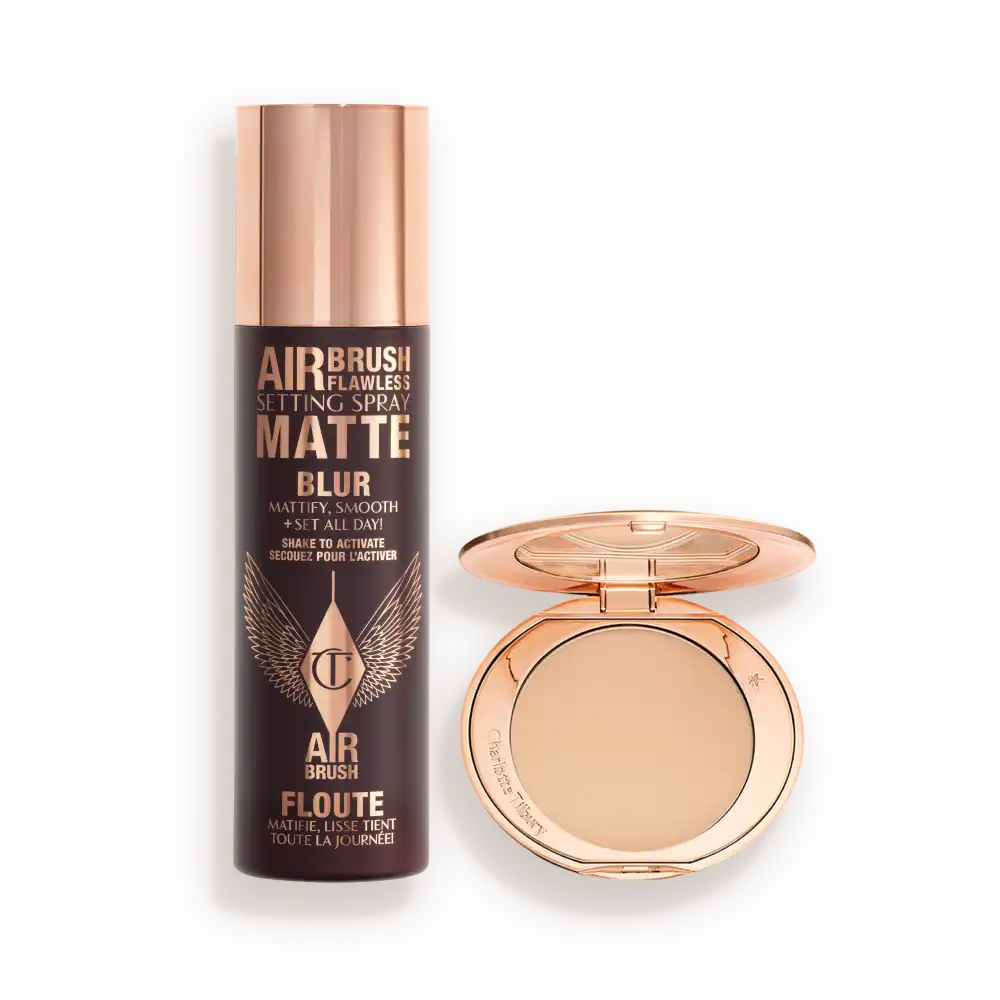 AIRBRUSH FLAWLESS MATTIFY, BLUR & SET KIT FACE KIT
