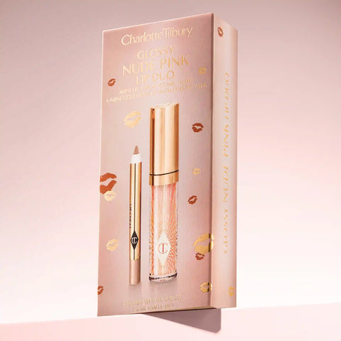 GLOSSY LIP DUO NUDE PINK