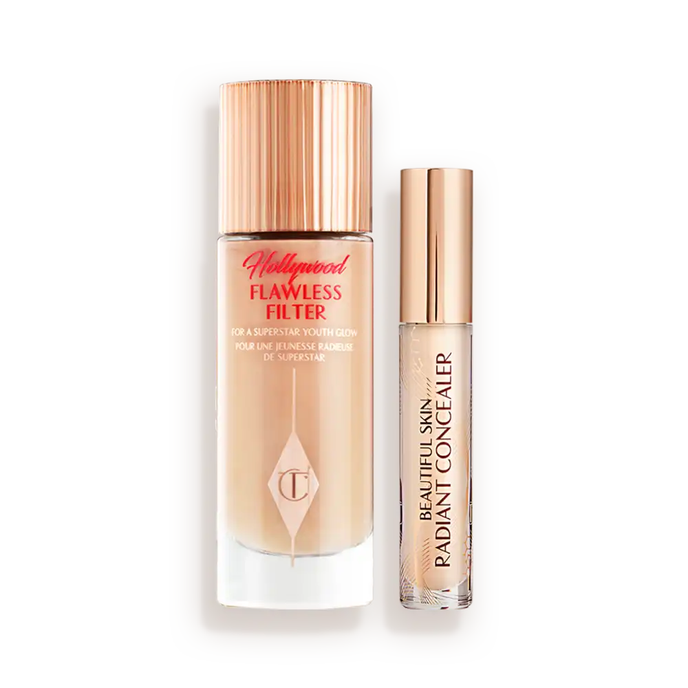 HOLLYWOOD FLAWLESS RADIANT GLOW DUO FACE KIT