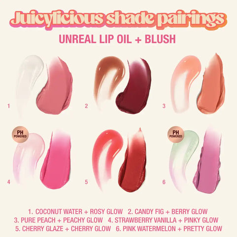 UNREAL JUICYLICIOUS LIP & CHEEK KIT MAKEUP KIT